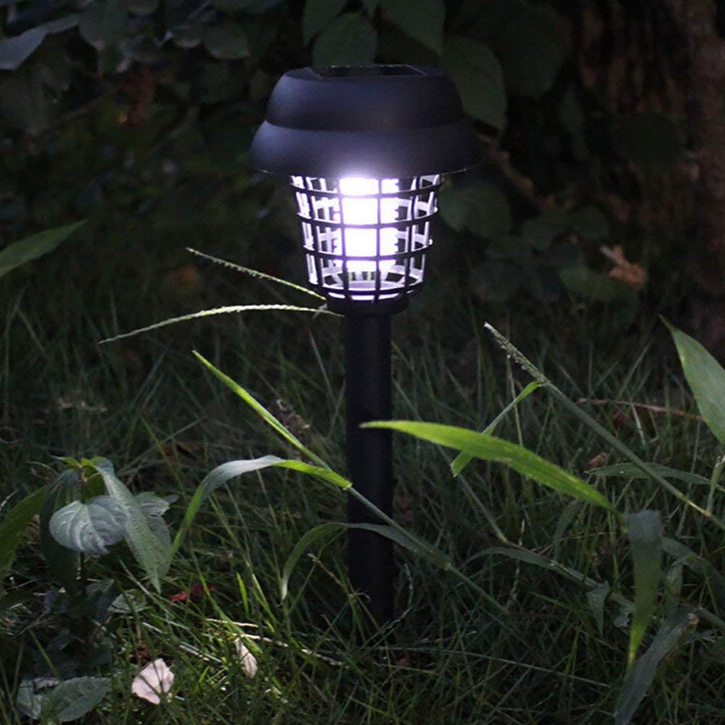 Medium Garden Solar Powered Led Mosquito Trap Bug Zapper (1 Pc)