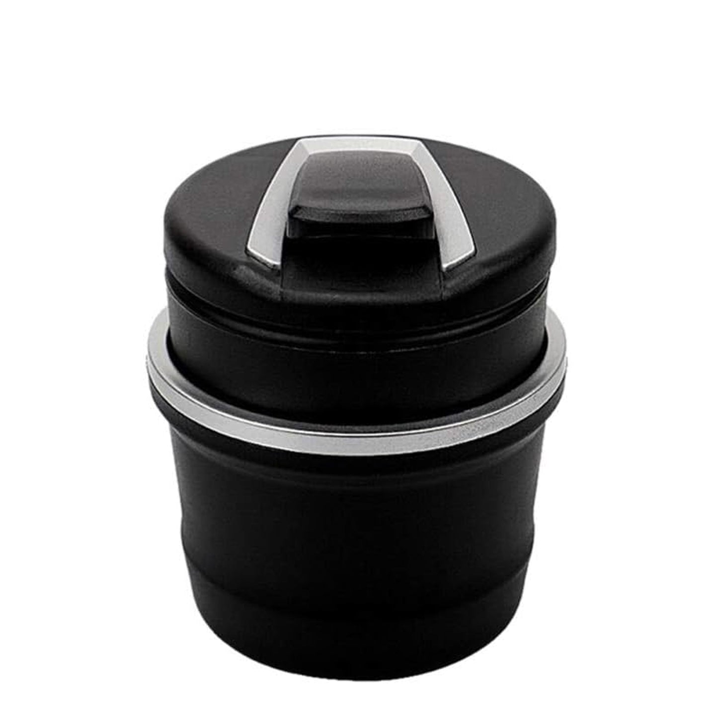 Portable Car Ashtray With Lid And Blue Led Light (1 Pc With Color Box)